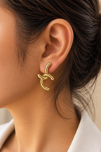 Sculpted Knot Earrings