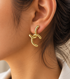 Sculpted Knot Earrings