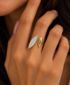 Mother of Pearl Open Ring