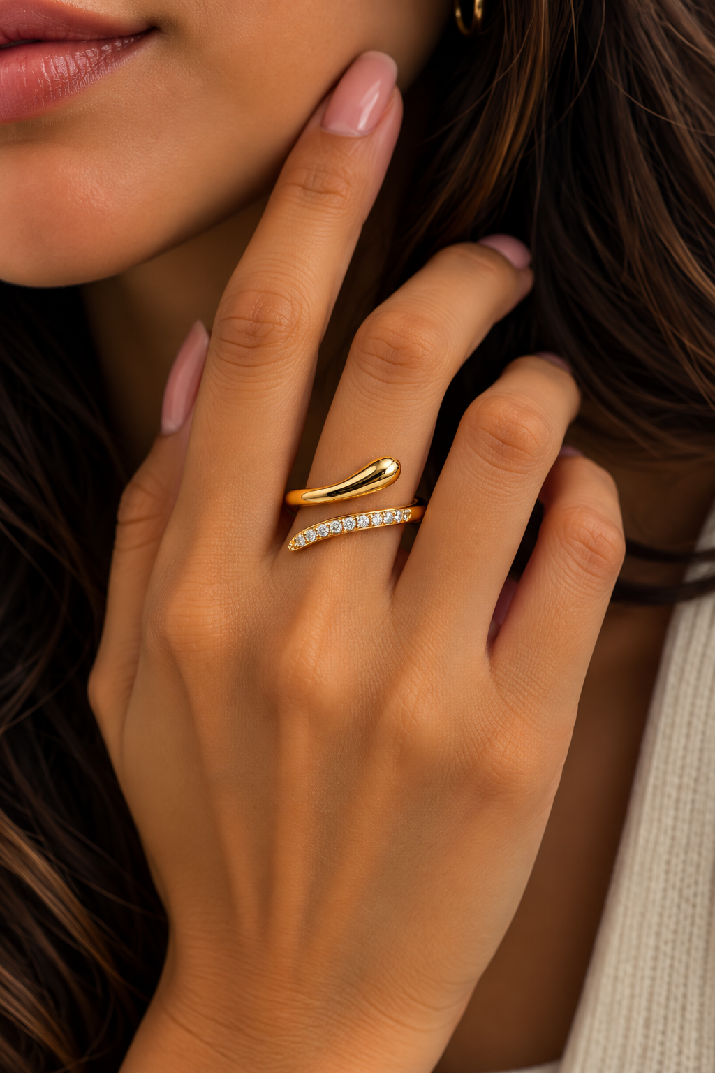 Golden Spiral Ring