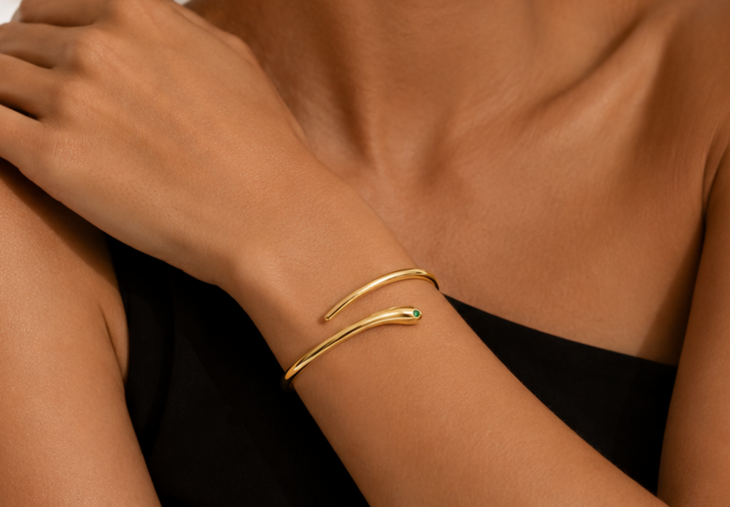 Serpentine Glow Bracelet