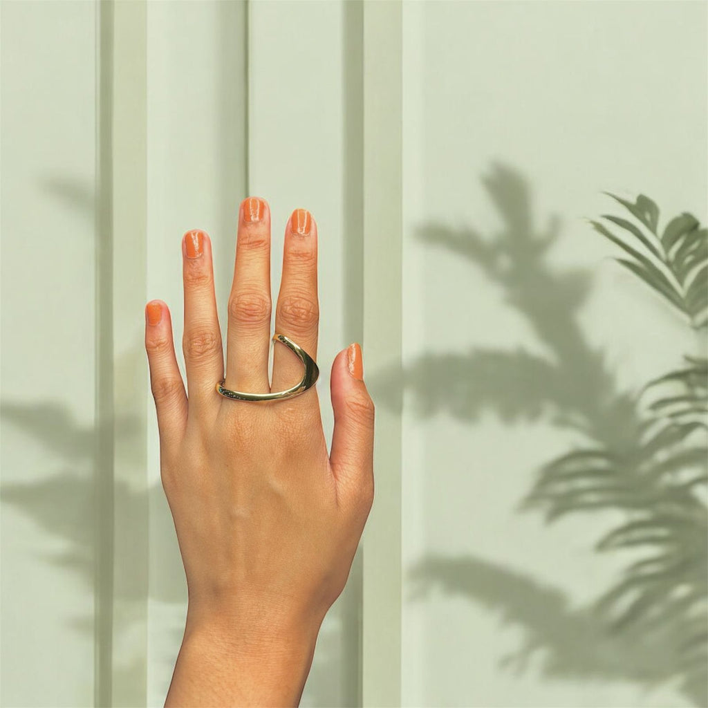 Dual Finger + 1 Finger stacking ring