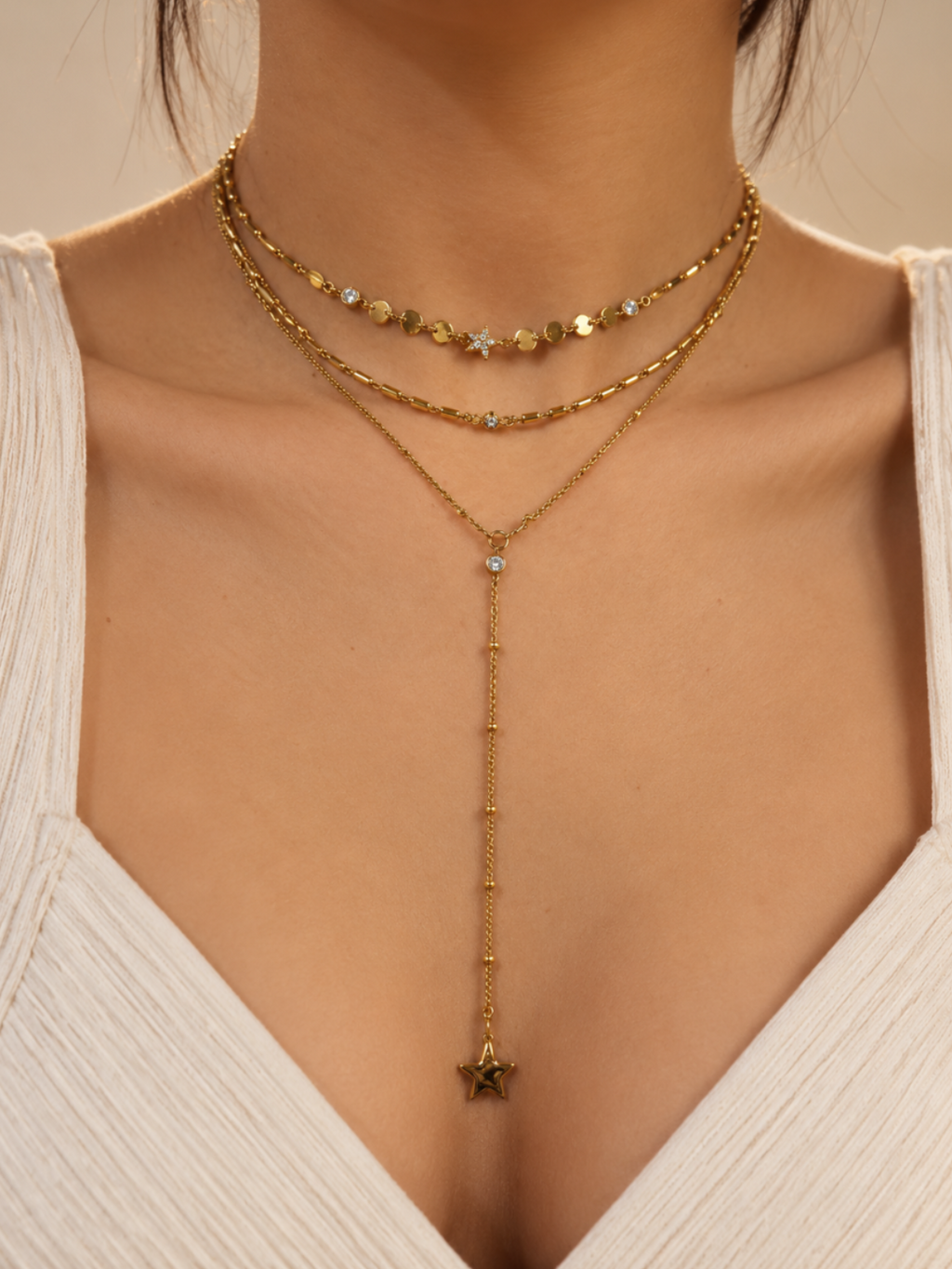 Star Layered Necklace