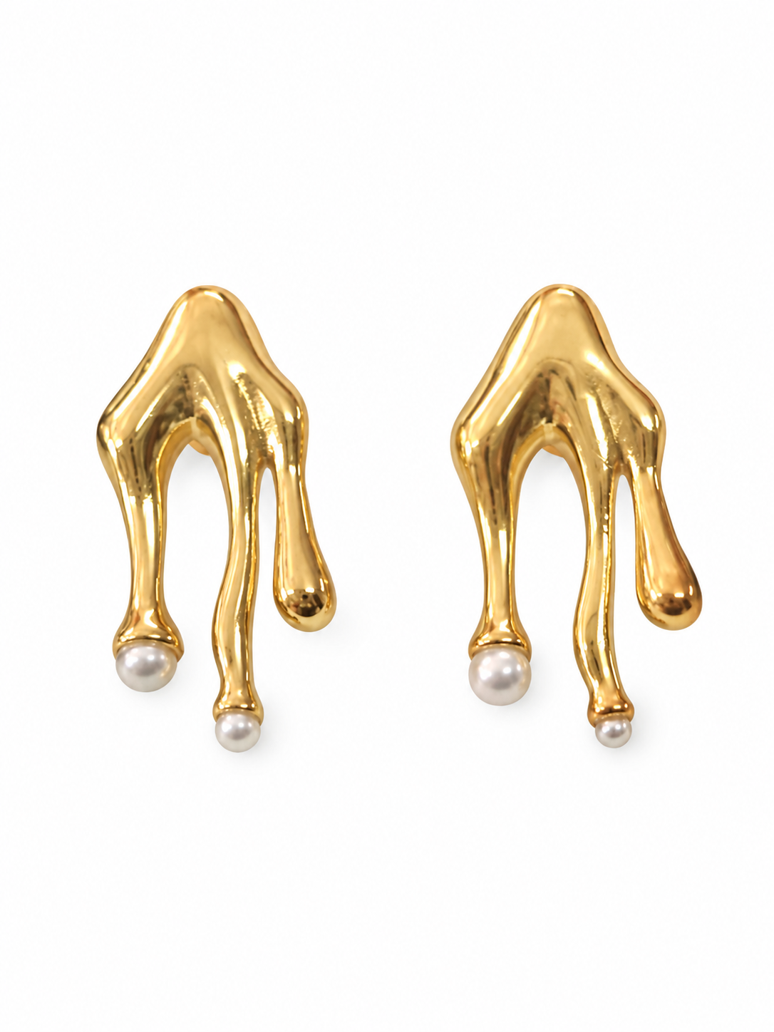 Molten Pearl Earrings