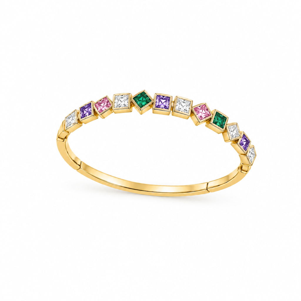 Aurora Multicolor Gemstone Kada