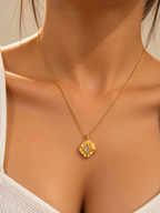 Pearl Medallion Necklace