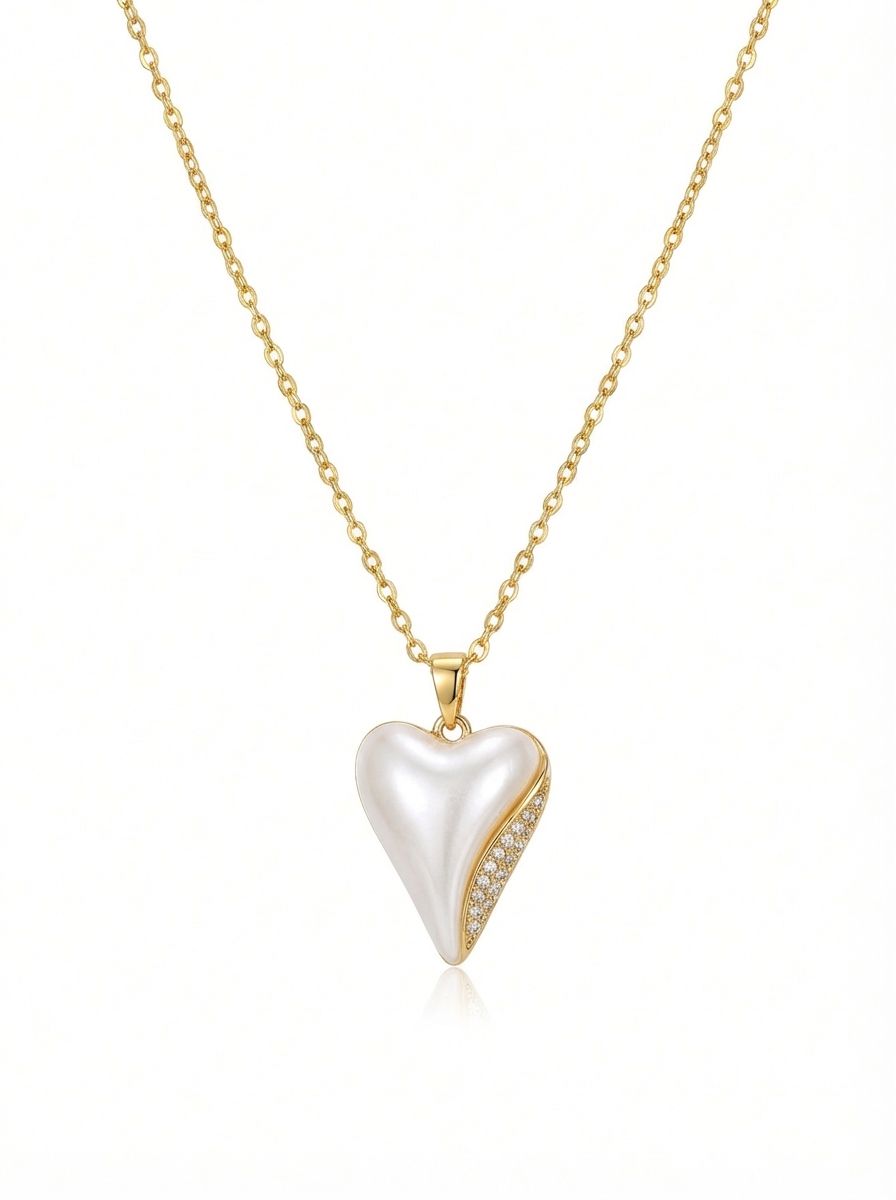 Pearlescent Heart Necklace