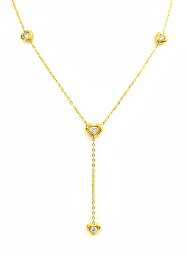 Golden Hearts Necklace