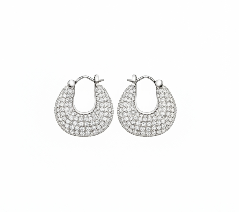 Crystal Hoops
