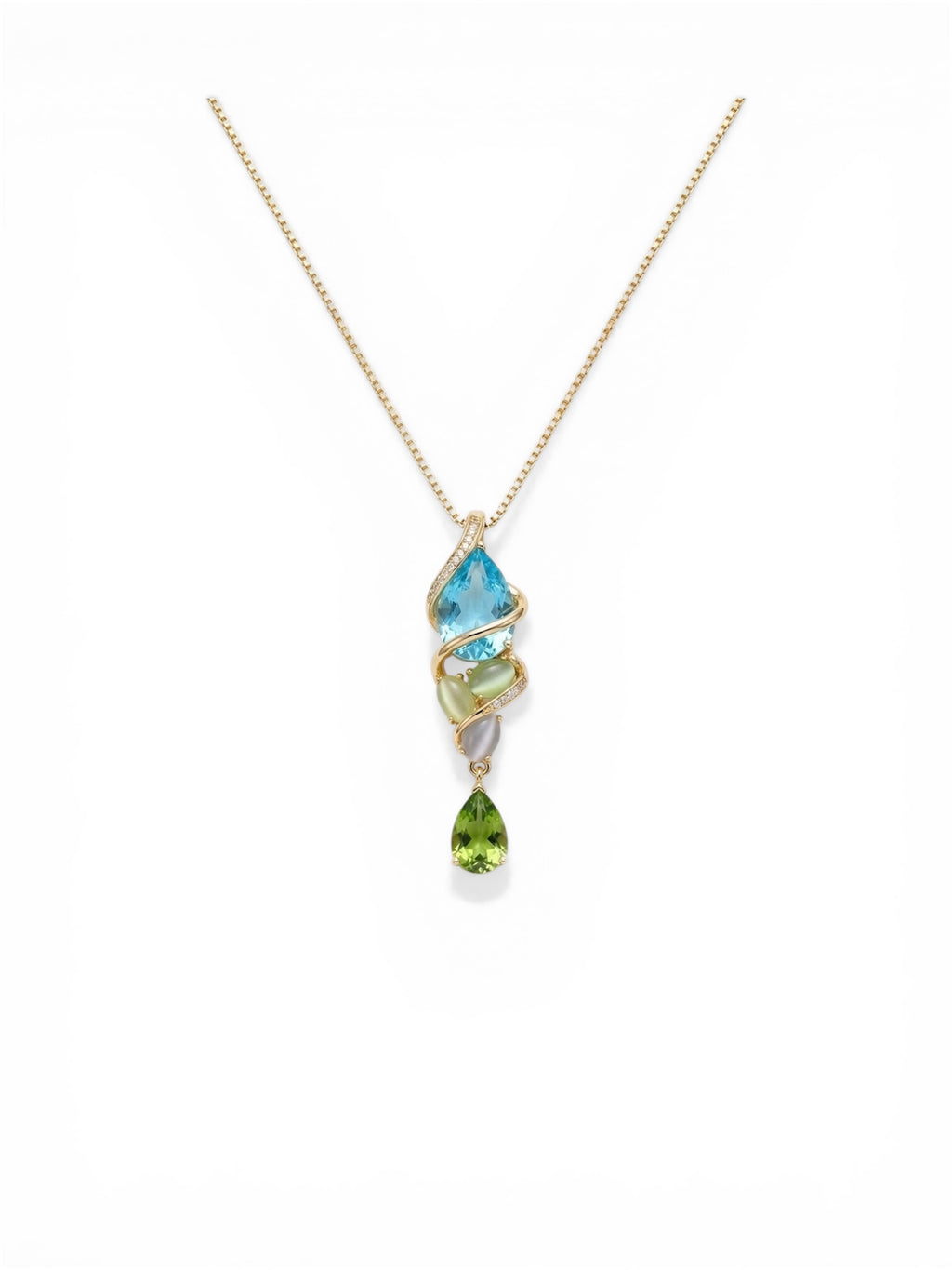 Spiral Aquamarine