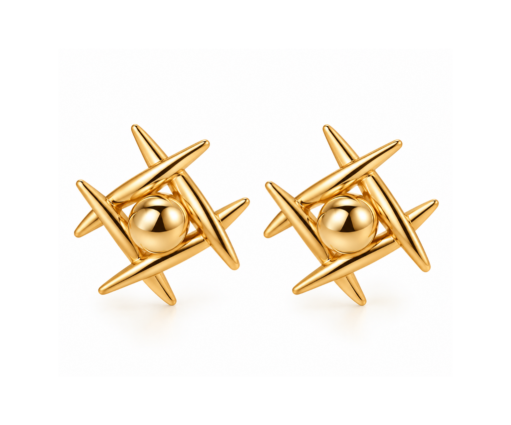 Gold Star Studs