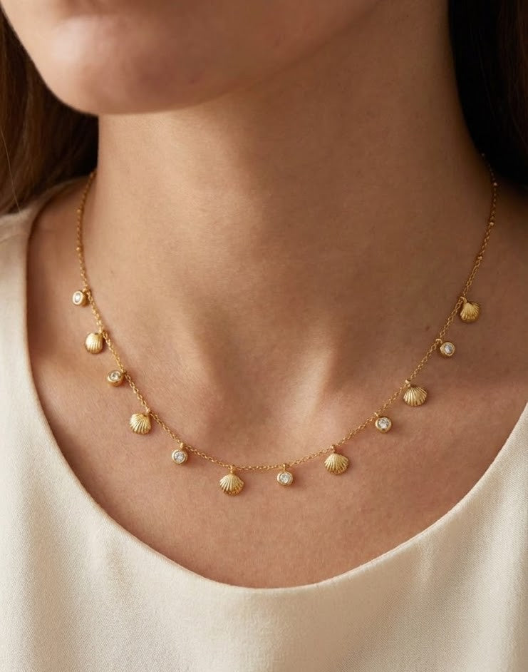 Seashell Charm Necklace