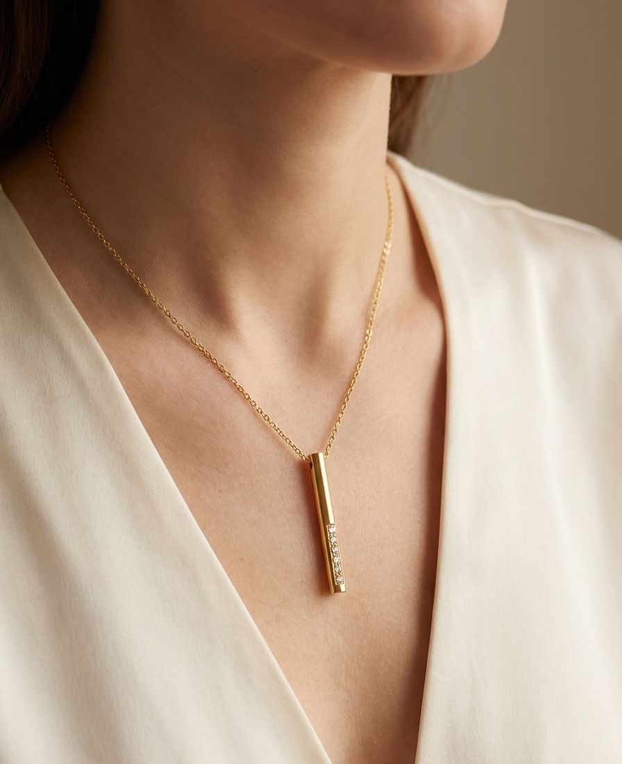 Sleek Sparkle Necklace
