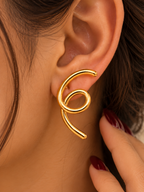 Sculpted Loop Earrings