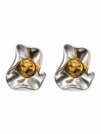Sculpted Flower Earrings
