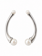 Pearl Curve Earrings