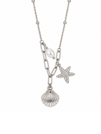 Silver Seashell Necklace