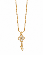 Crystal Key Necklace