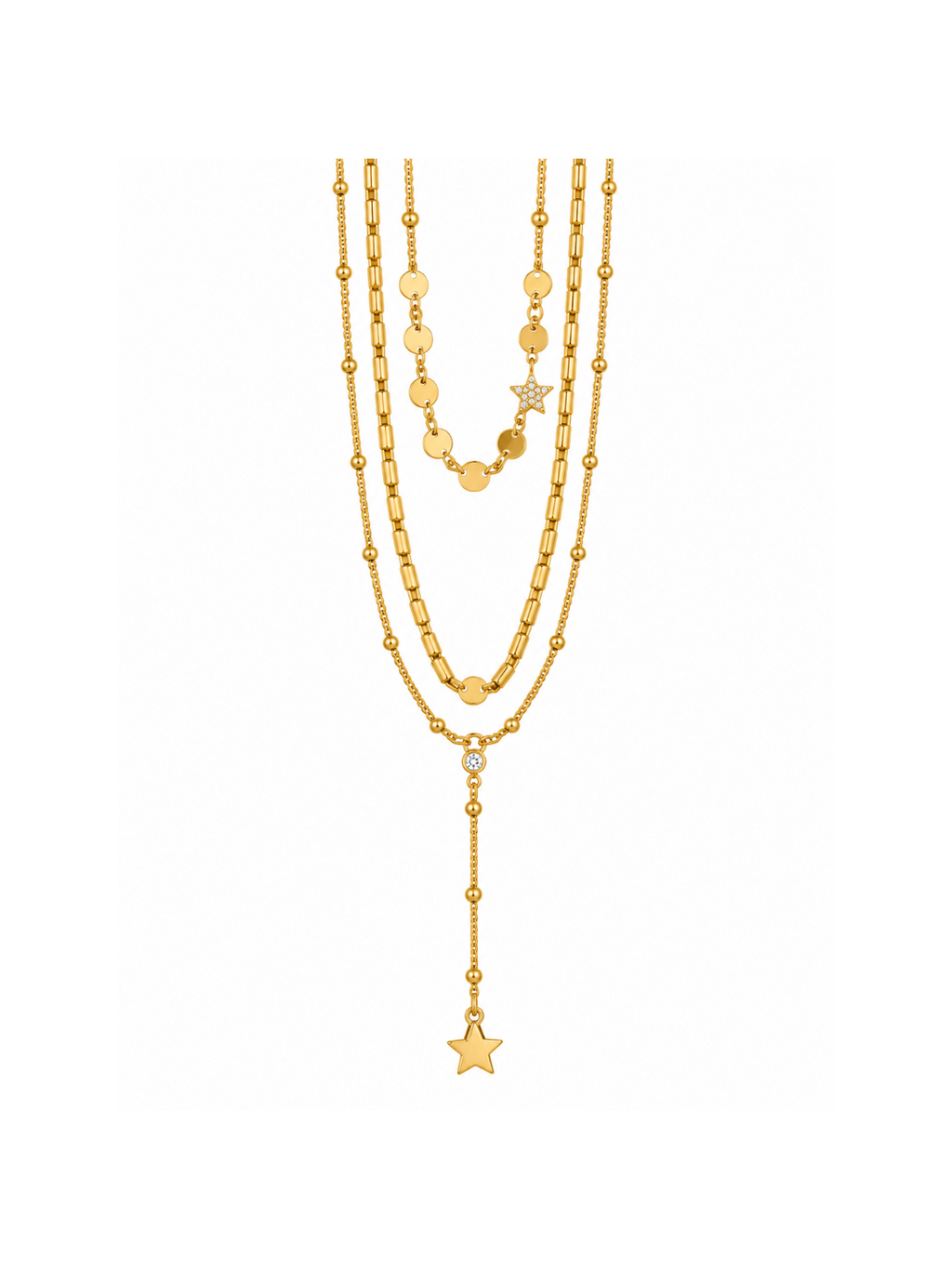 Star Layered Necklace