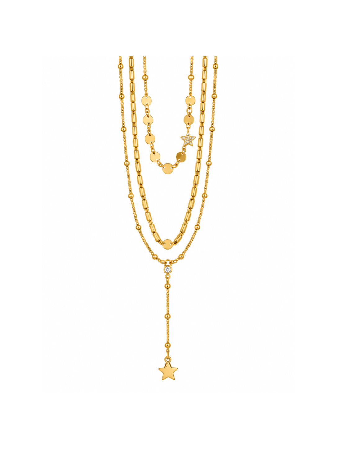 Star Layered Necklace