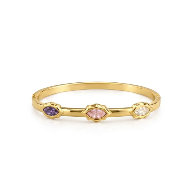 Mystic Trio Gemstone Kada