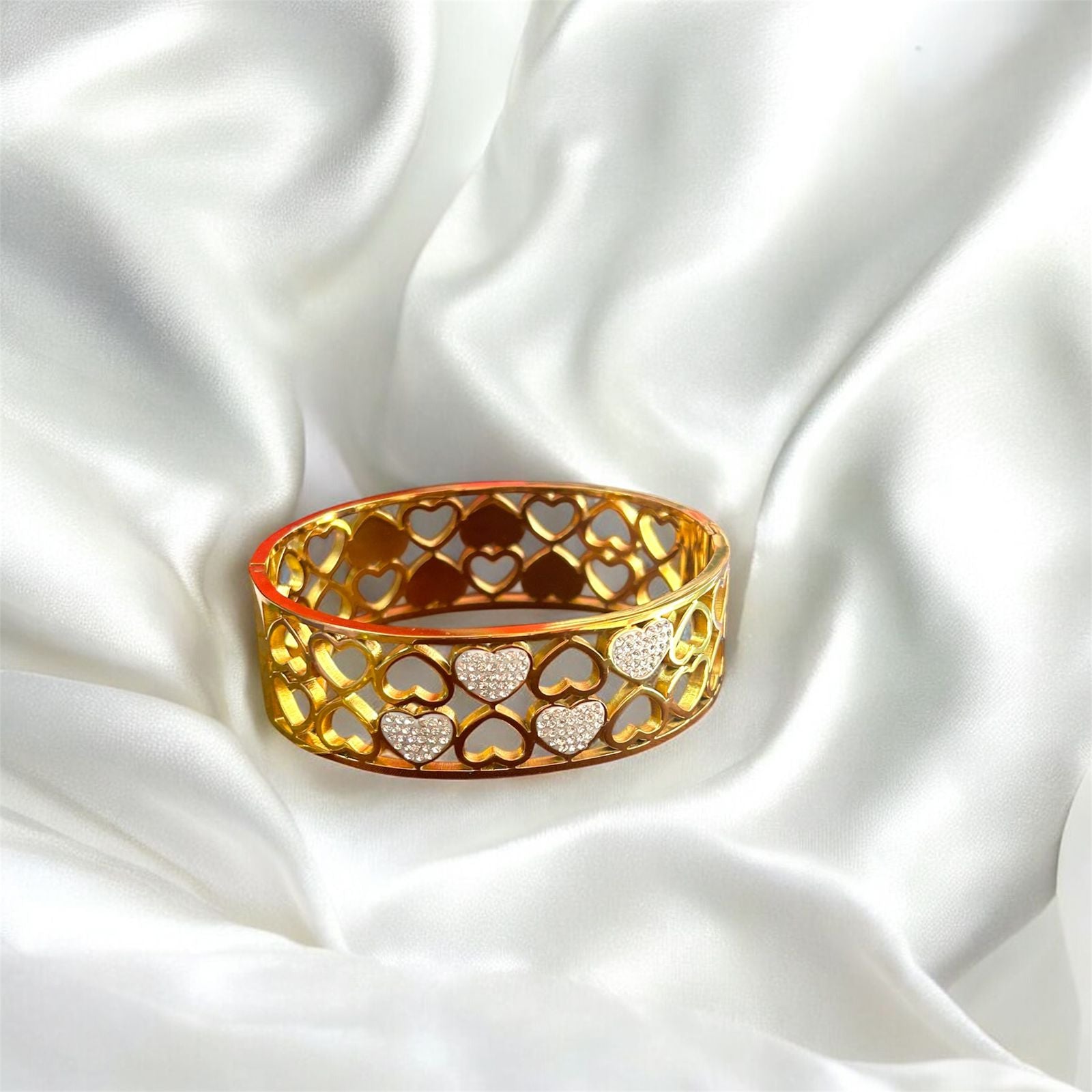 Heart Motif Cuff