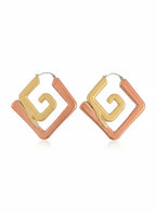 Tri-Tone Artisan Hoops