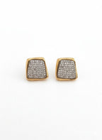 Gilded Pavé Trapezes