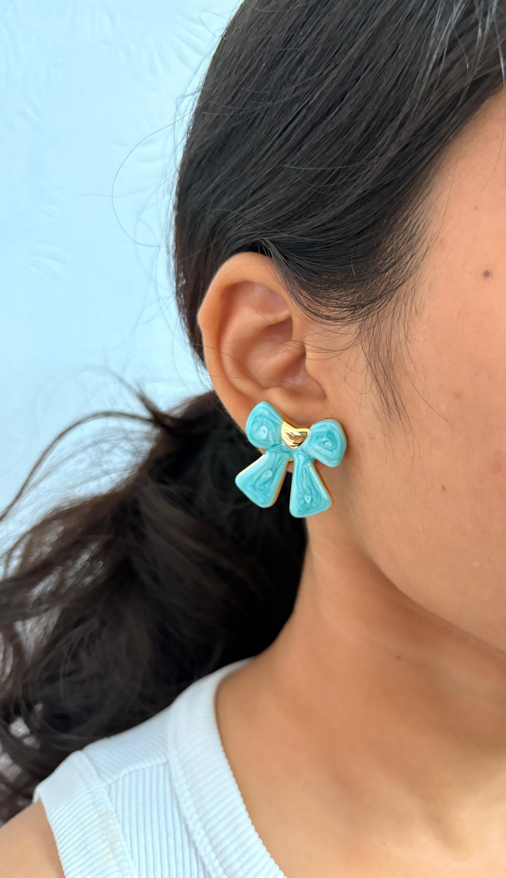 Seafoam Ribbon Bows