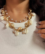 Starfish & Sea-Charm Necklace