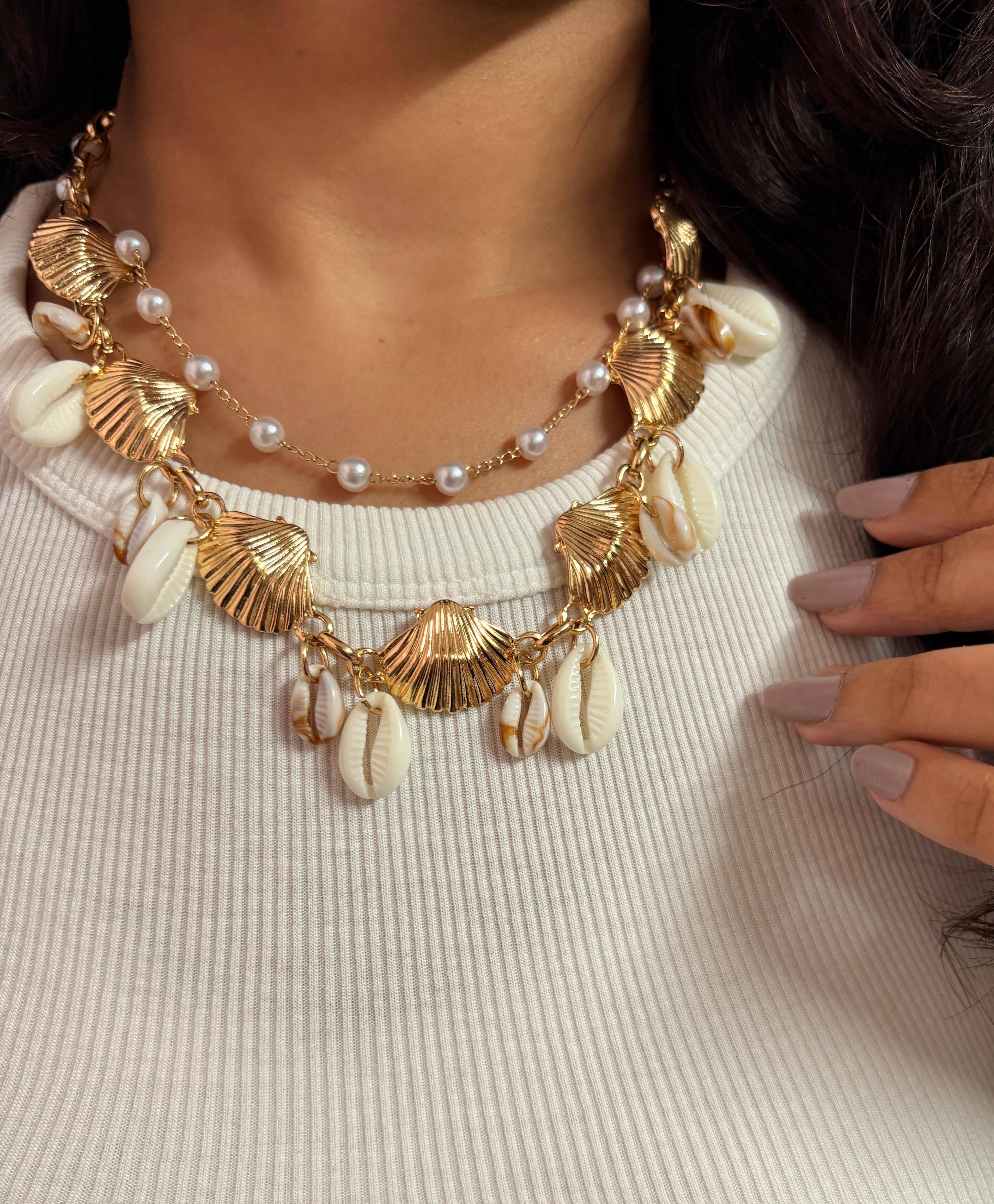 Starfish & Sea-Charm Necklace