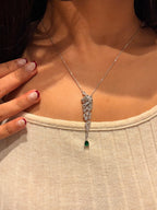 Panther Drop Necklace
