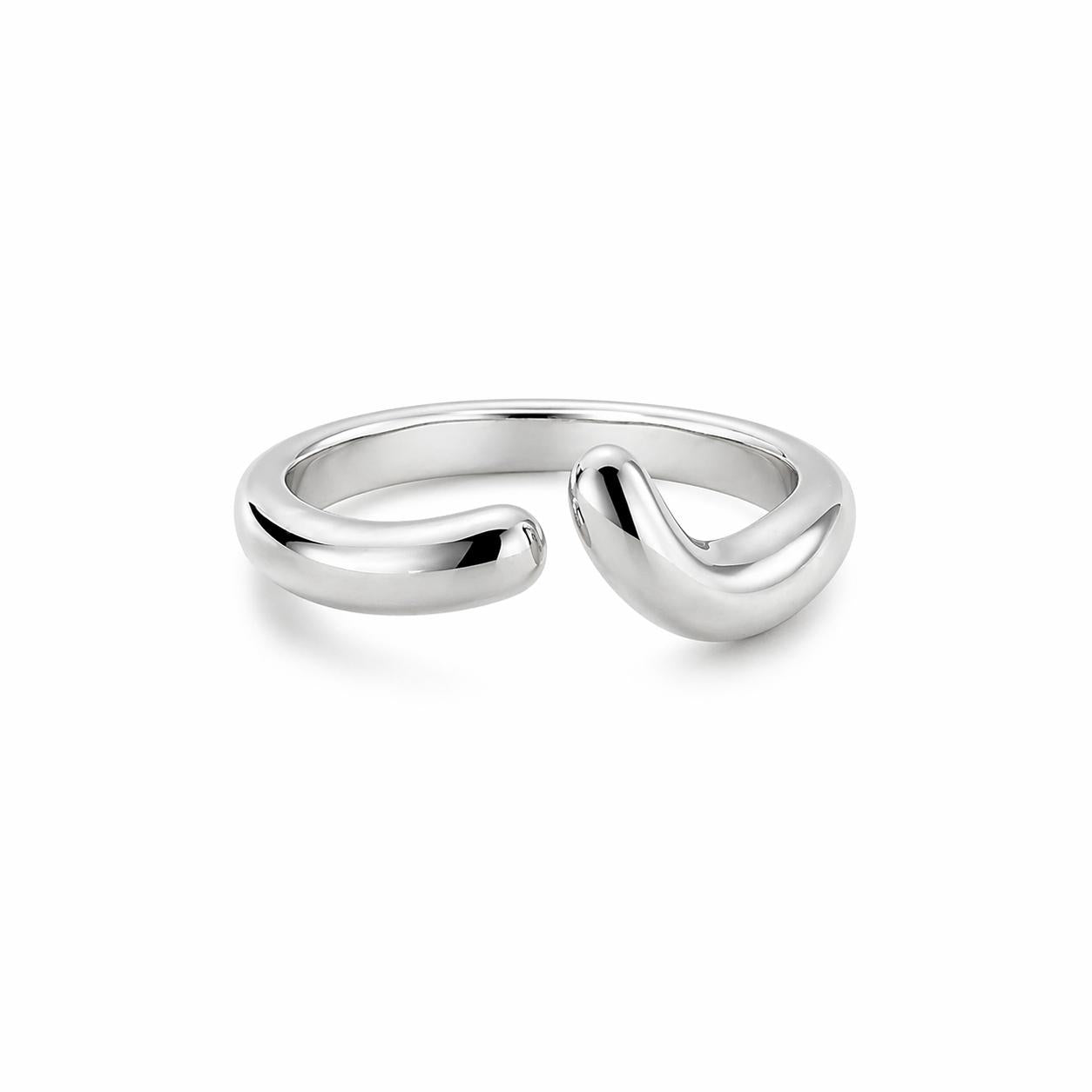 Sculptural  Silver Ring