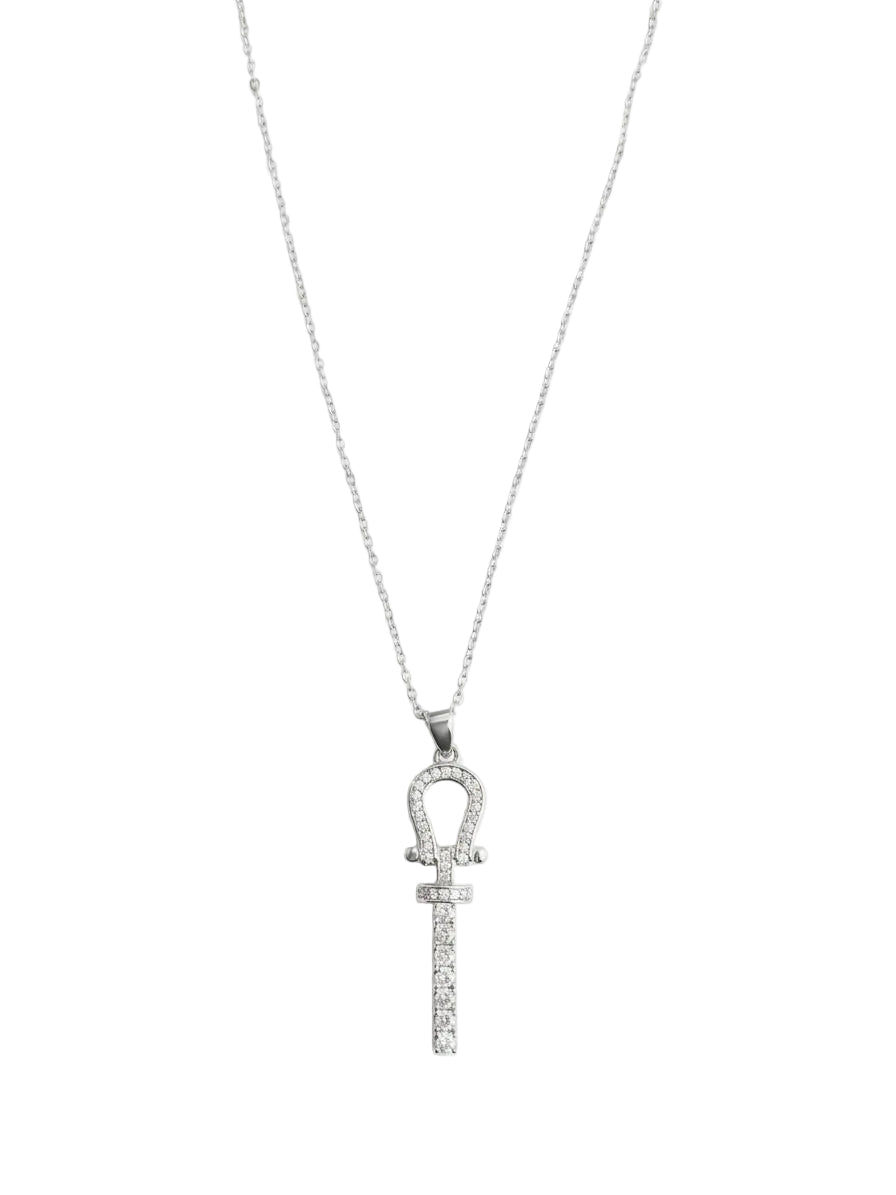 Pavé Ankh Pendant