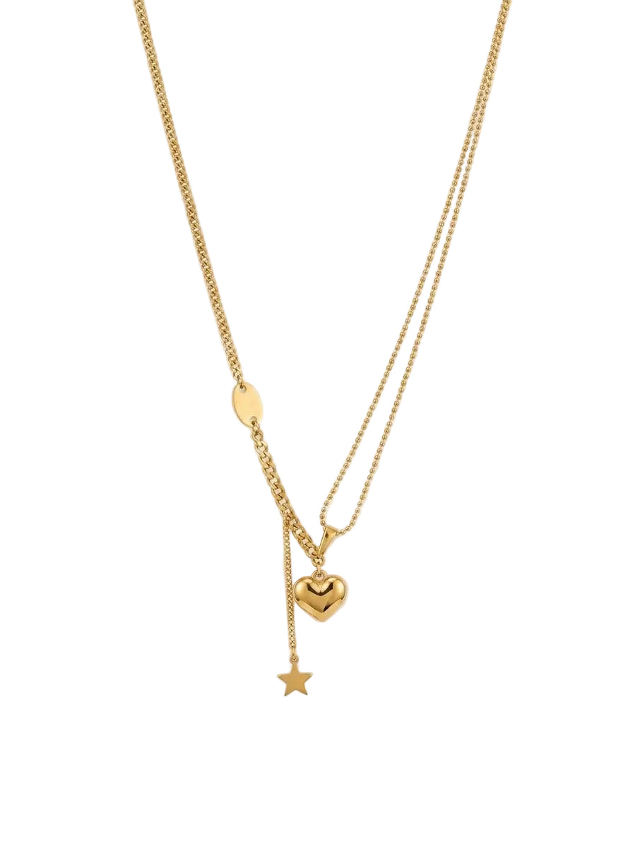 Heart Lariat Necklace