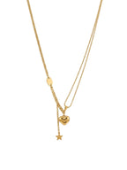 Heart Lariat Necklace