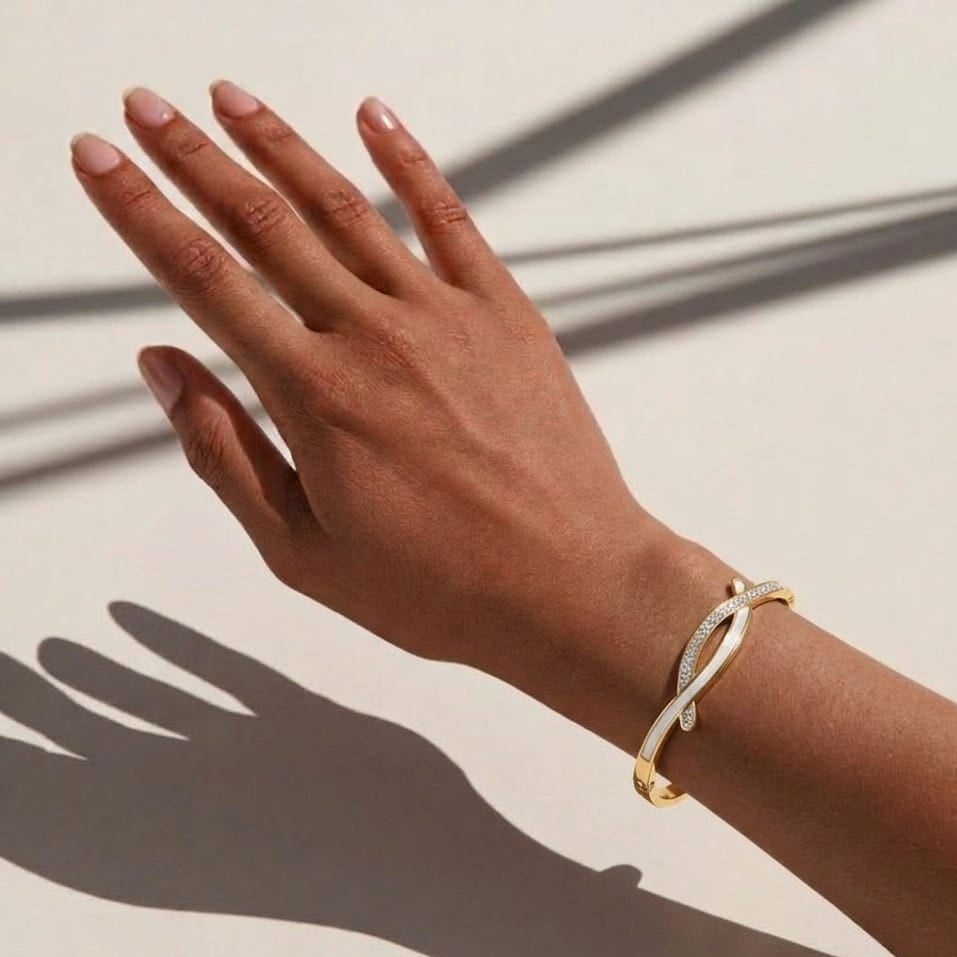 Dual line Bangle
