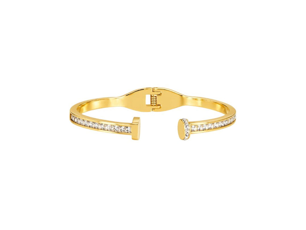 Nail-Inspired Crystal Bracelet