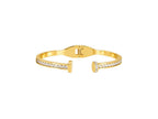 Nail-Inspired Crystal Bracelet