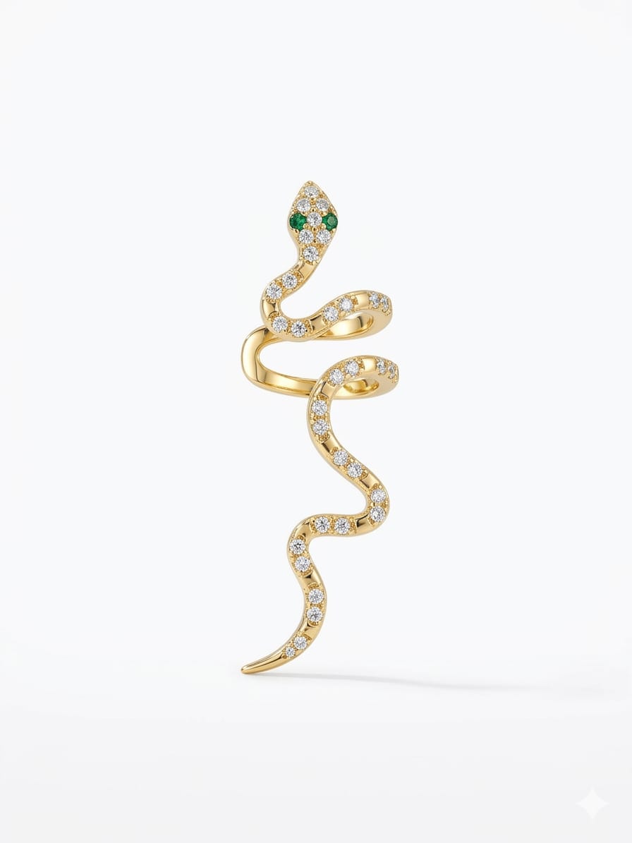 The Serpent’s Gaze Cuff