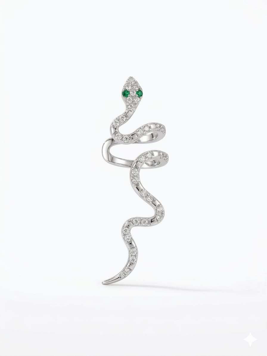 The Serpent’s Gaze Cuff