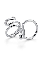 The Sinuous Teardrop Ring