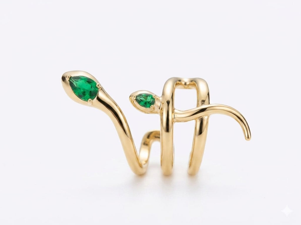 The Verdant Coil Double Cuff