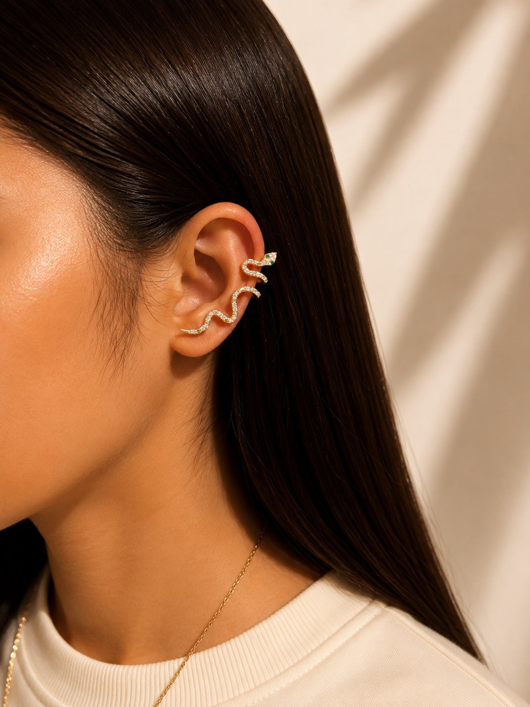 The Serpent’s Gaze Cuff