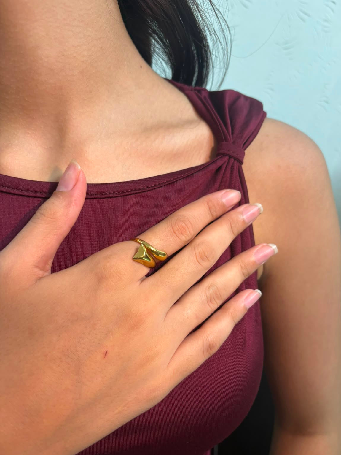 The Sculpted Flare Ring