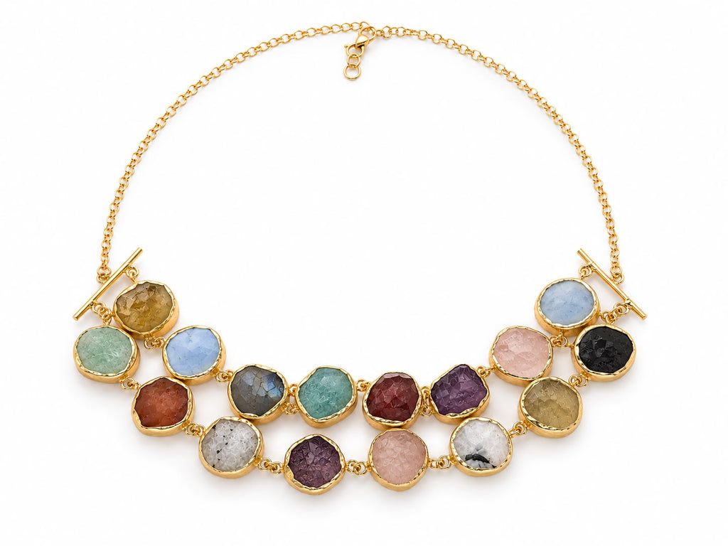 Celestial Crystal Collar Necklace