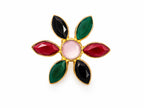 Midnight Bloom Statement Ring