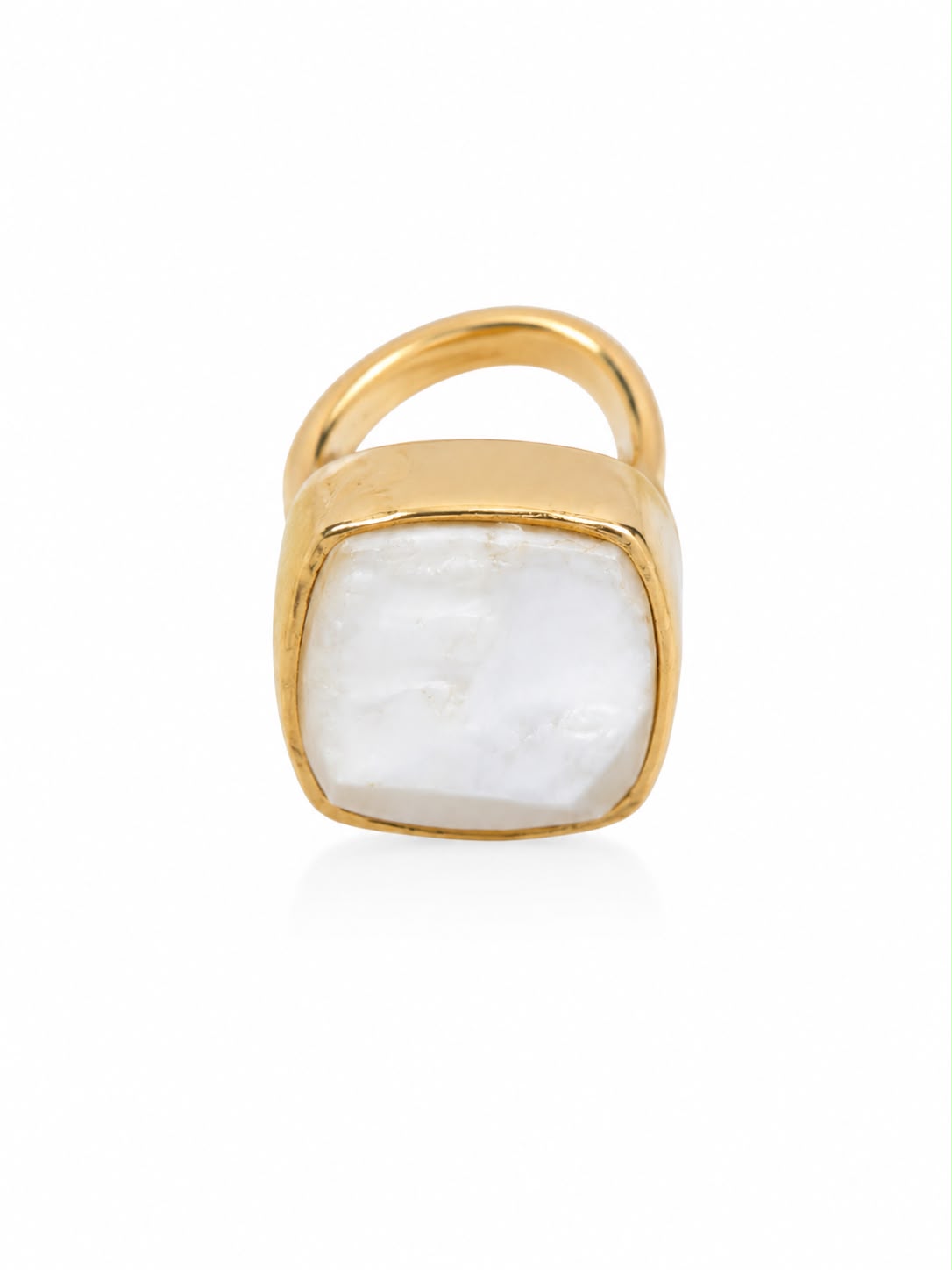 Moonstone Cushion Statement Ring