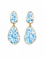Azure Terrazzo Drop Earrings