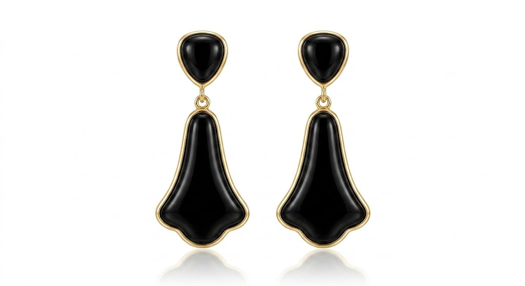 Midnight Drop Earrings